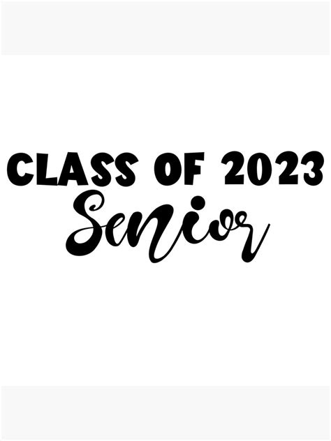 Lámina Fotográfica Clase De 2023 Senior Clase De 2023 Graduación