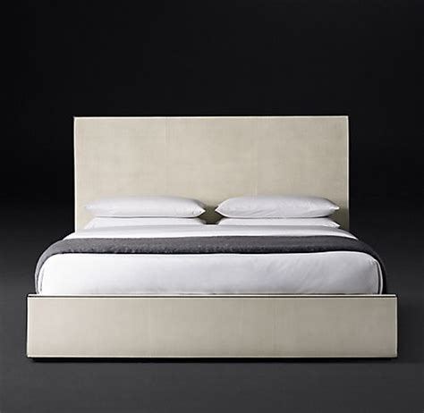 The best modern bed frames to dress up your bedroom. All Leather Beds | RH Modern | Leather bed, Bed, Rh modern