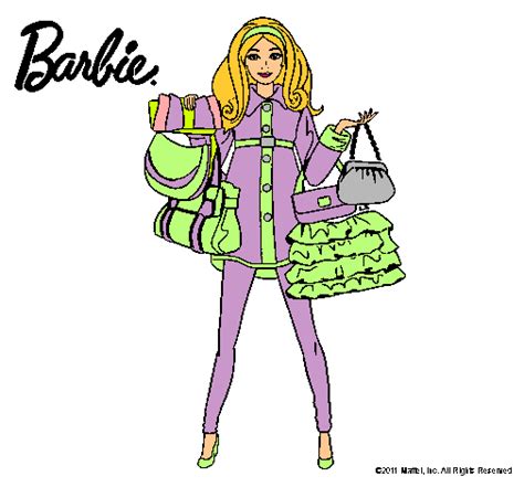 Dibujo De Barbie De Compras Pintado Por Vanetxu En El Día 01 09 11 A Las 08 51 52