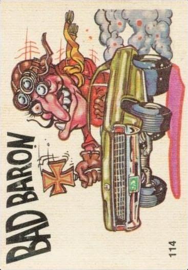 Oddest Odd Rods 114 A Jan 1970 Trading Card By Donruss Cool Car
