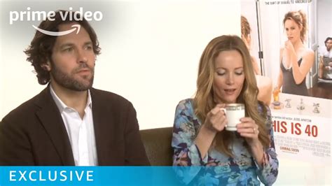 paul rudd judd apatow leslie mann this is 40 interview youtube