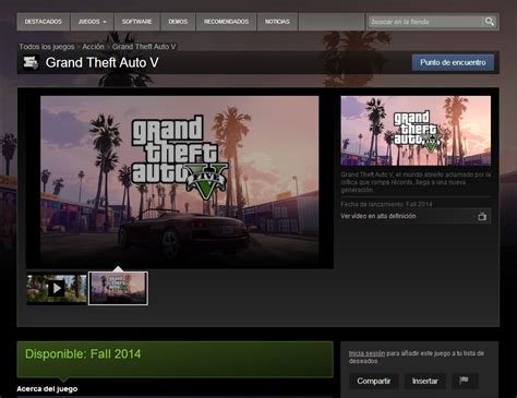 Grand Theft Auto V Se Encuentra Disponible En Steam Outworldgamers