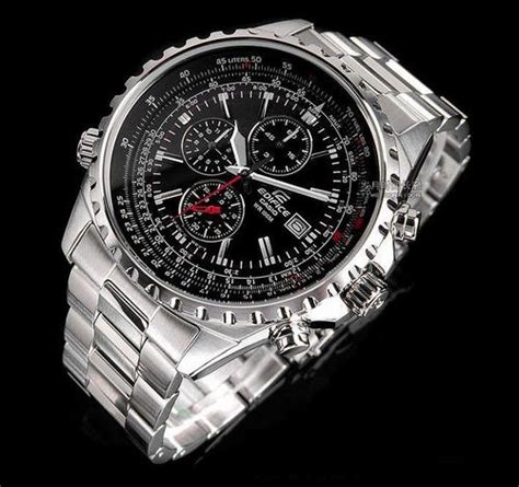 men s watches casio edifice ef 527d 1av slide ruler chronograph pilots watch new was sold