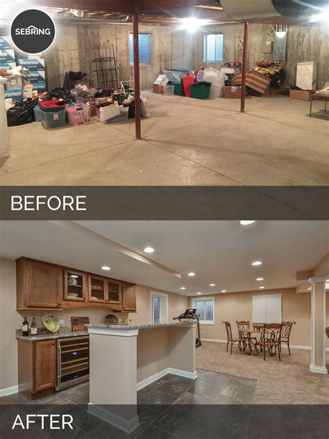 Caroles Basement Before And After Pictures Luxury Home Remodeling