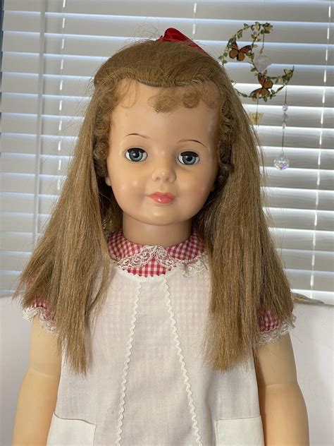 Vintage Ideal Patti Playpal Doll Spit Curl Bangs 35 Tall G 35 Ebay
