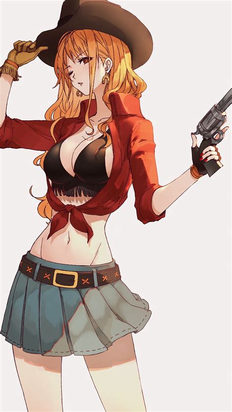 Nami Anime One Piece Manga Cowgirl Hd Phone Wallpaper Peakpx