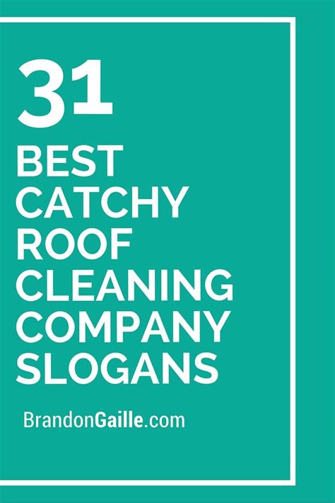 50 catchy electrical safety slogans. 33 Best Catchy Roof Cleaning Company Slogans | Company ...