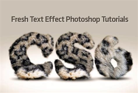 50 Fresh Photoshop Text Effect Tutorials Instantshift