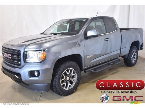 2020 Satin Steel Metallic Gmc Canyon All Terrain Extended Cab 4wd