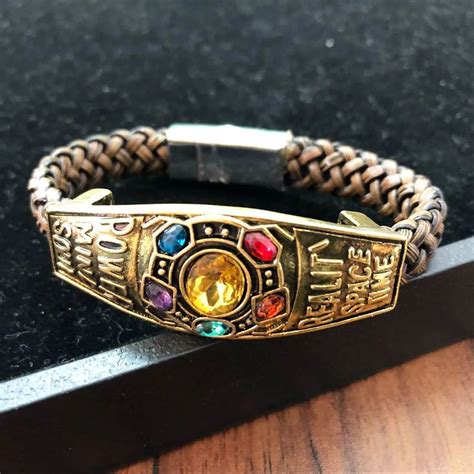 Marvel Avengers Infinity War Thanos Bracelet Infinity Gauntlet Power