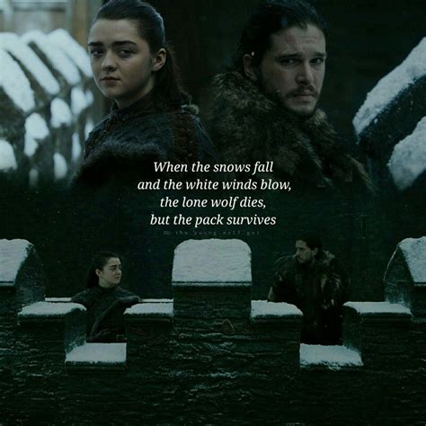 Jonrya· Arya Stark And Jon Snow Arya Stark Quotes Game Of Thrones