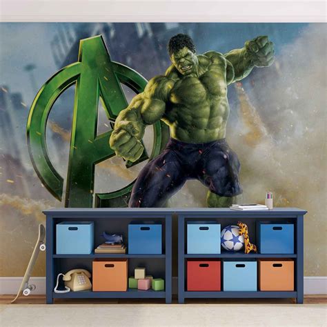 Marvel Avengers Wall Paper Mural Buy At Europosters