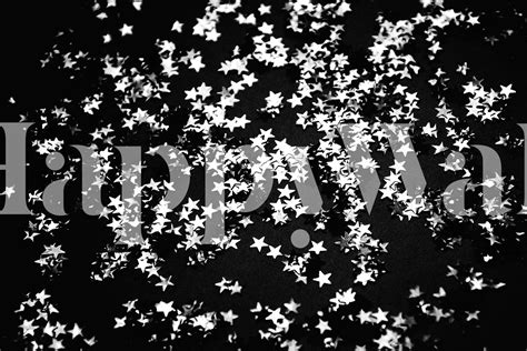 Buy Black Night Glitter Stars 1 Wallpaper Free Shipping