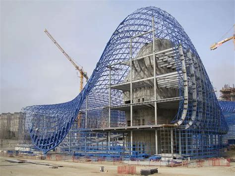 Structure Design Of Heydar Aliyev Center By Zaha Hadid Architecture