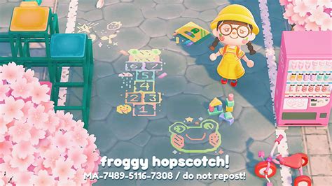 Get free animal crossing now and use animal crossing immediately to get % off or $ off or free shipping. vath 🍏🐛 on Twitter: "froggy hopscotch designs! a little addition to my frog chalk collection ...