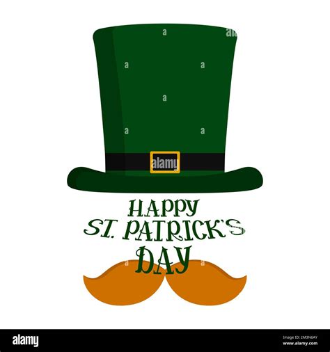 Happy St Patricks Day Greeting Card Vector Illustration Stock Vector Image And Art Alamy