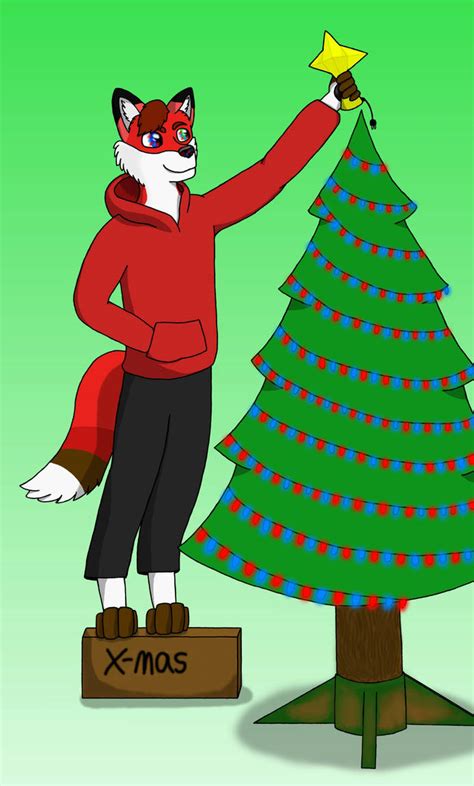 Blitz The Fox Christmas Tree By Piper 17 On Deviantart
