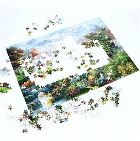 Custom Scenery 1000 Piece Funny Jigsaw Puzzle For Adult T China