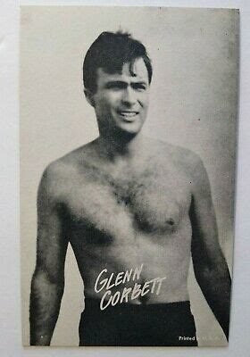 Glenn Corbett Shirtless Beefcake Postcard Route Tv Original Nos Gay Interest Postcards
