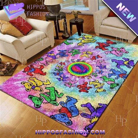 Experience Psychedelic Bliss With The Grateful Dead Rug Carpet