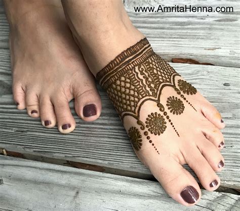 Top 5 Easy And Quick Feet Henna Designs For Beginners Henna Tattoo
