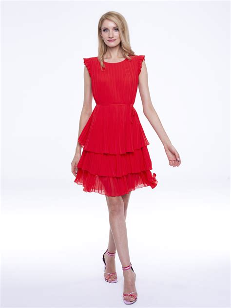 Dress Susan red | L'AF - polska marka odzieżowa