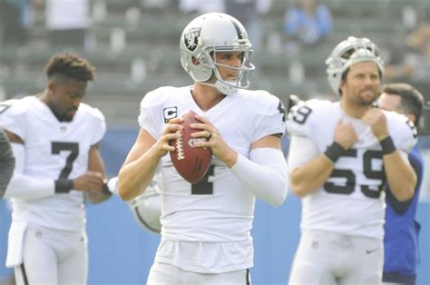 Oakland Raiders Qb Derek Carr Thankful To Have Wr Jordy Nelson In Fold
