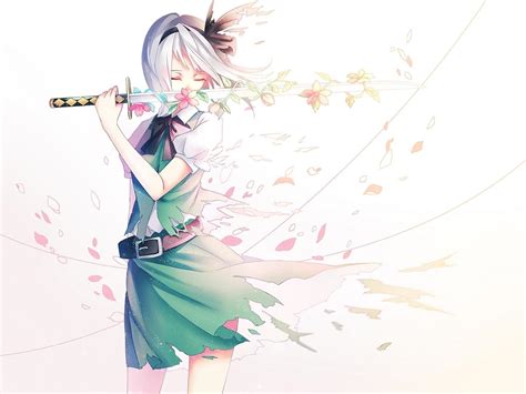 Anime Girl With Sword Wallpapers Top Free Anime Girl With Sword