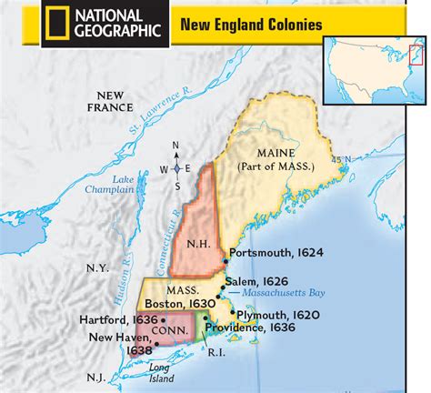 New England Political Map
