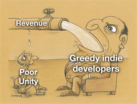 Poor Unity Greedy Indie Developers Unity Installation Fee