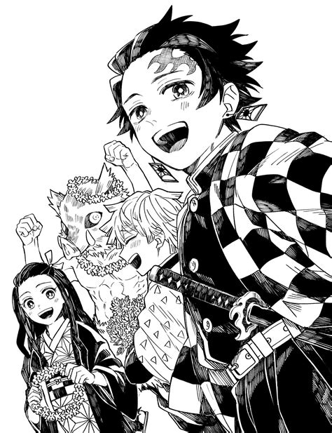 Demon Slayer Zenitsu Coloring Pages