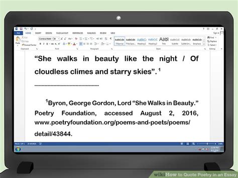 • enclose a short poem's title in double quotations; 😀 Quoting lines of poetry. How to Quote and Cite a Poem in an Essay Using MLA Format. 2019-02-04