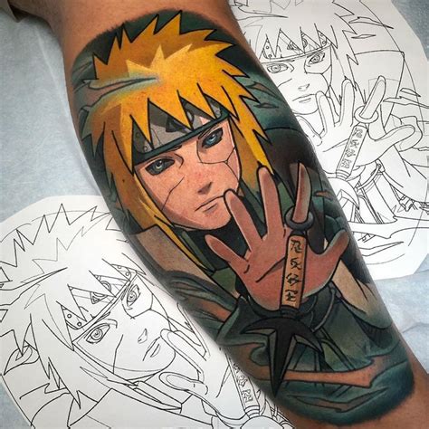 Minato Tatuaje De Naruto Tatuajes De Animes Dibujos De Naruto Shippuden