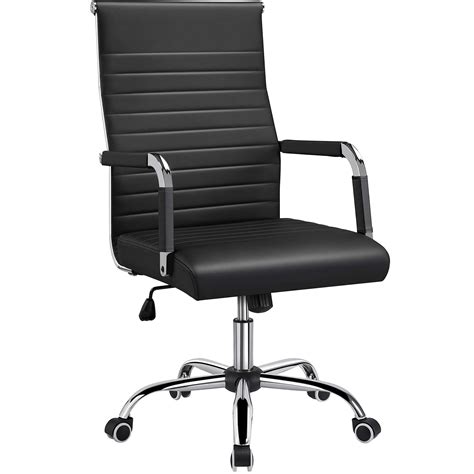 Buy Yaheetech High Back Office Chair Pu Leather Computer Desk Chair
