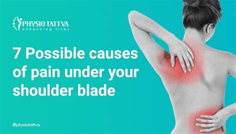 How To Relieve Pain Under The Shoulder Blade Physiotattva