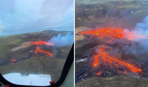 Iceland Volcano Eruption Latest Pictures And Updates On