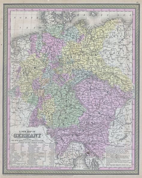 Large Detailed Old Political And Administrative Map Of Germany With