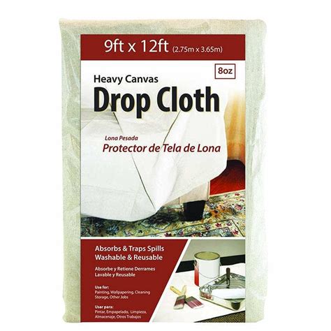 9 X 12 Cotton Canvas Drop Cloth Rj Supply House