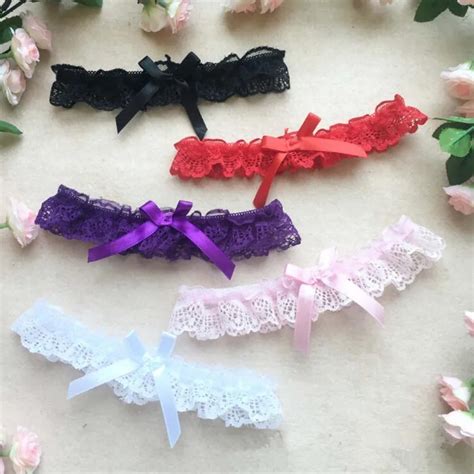 Sexy Women Girl Lace Floral Bowknot Garters Wedding Party Bridal