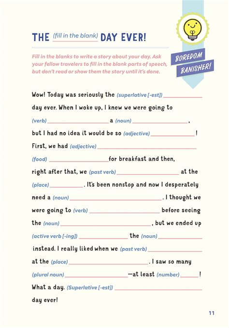 Fill In The Blanks Ultimate Travel Journal For Kids 2 Travel Dads
