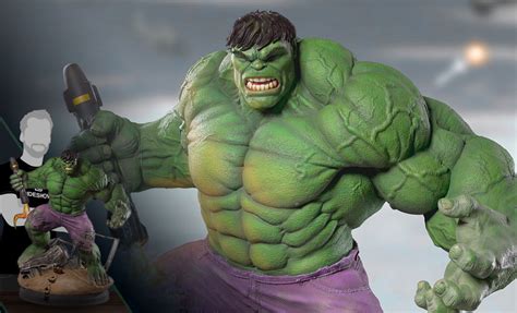 Celebrating the legacy of the incredible hulk! Marvel Hulk Statue by Iron Studios | Sideshow Collectibles