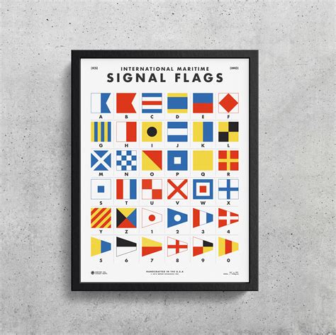 Maritime Signal Flags Wall Art Printable Nautical Alphabet Etsy