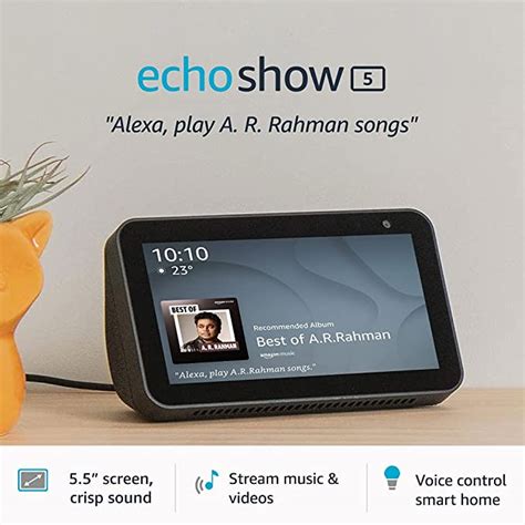Echo Show 5 1st Gen 2019 Release Smart Speaker With Alexa 55