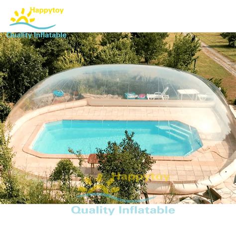 Outdoor Withstand Wind Provide Pools Clear Inflatable Pool Dome Tents