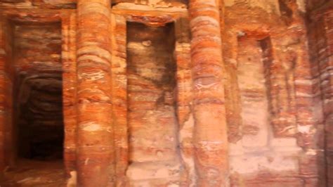 Inside A Nabataean Tomb In Petra Jordan Youtube