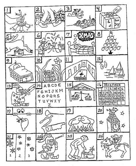 Free Printable Christmas Carol Puzzles Printable Templates