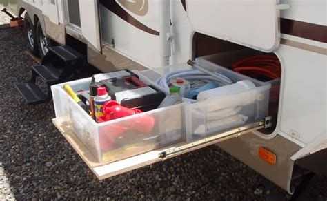 Diy Rv Slide Out Storage Trays 7 Easy Plans The Fun Outdoors