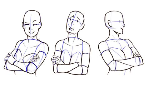 How To Draw Crossed Arms Base Drawing Arms Crossed Arm Across Torso By
