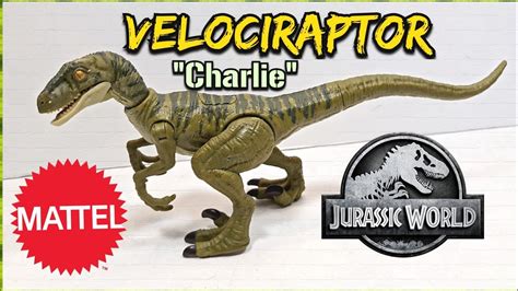 Mattel Savage Strike Velociraptor Charlie Reviews Youtube