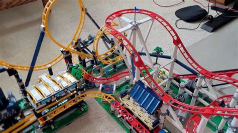 Combining Both Lego Roller Coasters Into One Massive Ride